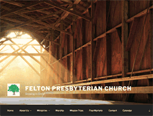 Tablet Screenshot of feltonpresbyterian.org